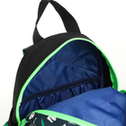 Рюкзак детский на молнии, наружный карман, цвет зелёный - фото 9939328