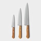 Набор кухонных ножей TRAMONTINA Universal «Поварская тройка», 3 предмета: лезвие 12,5 см, 17,5 см, 23 см - фото 4457784