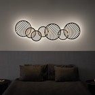 Светильник настенно-потолочный Mantra Collage, LED, 3000Лм, 3000К, 685х136х400 мм, цвет чёрный - Фото 5