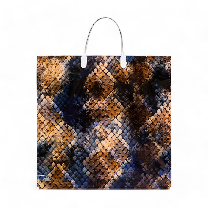 Пакет "Питон", полиэтиленовый с пластиковой ручкой, 34 х 33 см, 100 мкм - Фото 1