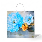 Пакет "Небесные цветы", полиэтиленовый с пластиковой ручкой, 35х36 см, 100 мкм - фото 321614345