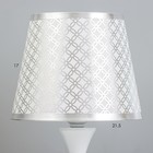 Лампа настольная с подсветкой "Пион" 1х40Вт Е27 220В  21х21х35 см RISALUX - фото 24357058