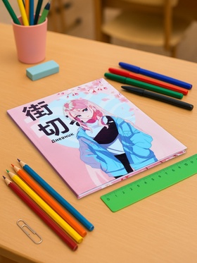 Дневник школьный для 1-11 классов «Аниме. Нежная девочка», твёрдая обложка, глянцевая ламинация, 40 листов
