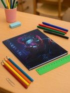 Дневник школьный для 5-11 классов «Киберпанк. Парень», твёрдая обложка, глянцевая ламинация, 48 листов - Фото 2