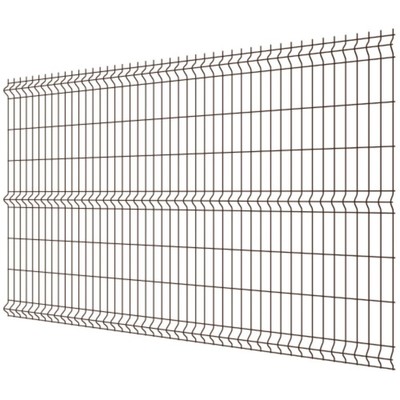 Панель 1,03х2,5м RAL 8017 (шоколад) 3,5мм GL Лайт цинк полим.порошк. покрытие яч. 200х55 , шт 1025