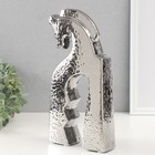 Сувенир керамика "Верный конь" серебро 4,8х14,5х29 см - Фото 3