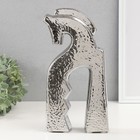 Сувенир керамика "Верный конь" серебро 4,8х14,5х29 см - Фото 4