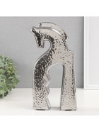 Фигурка керамика «Верный конь», серебро, 4.8×14.5×29 см - Фото 5