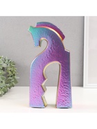 Фигурка керамика «Верный конь», зелёный хамелеон, 4.8×14.5×29 см - Фото 2