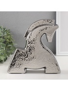 Фигурка керамика «Поклон коня», серебро, 5×20.5×20.5 см - Фото 2