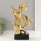 Сувенир керамика "Три птицы" золото 8х17,5х29,5 см - Фото 4