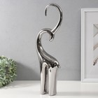 Фигурка керамика «Антилопа», серебро, 6×13×47.5 см - Фото 2