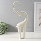 Фигурка керамика «Антилопа», белый, 6×13×47.5 см - Фото 4