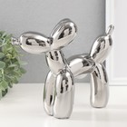 Фигурка керамика «Воздушный шарик - писающая собачка», серебро, 10.5×23×20 см - Фото 3