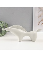 Фигурка керамика «Целеустремленный конь», белый, 7×39.5×17 см - Фото 5