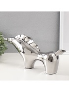 Фигурка керамика «Целеустремленный конь», серебро, 7×39.5×17 см - Фото 4