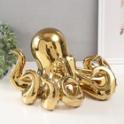 Фигурка керамика «Осьминог», золото, 29×25×16 см - Фото 2