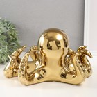 Фигурка керамика «Осьминог», золото, 29×25×16 см - Фото 3