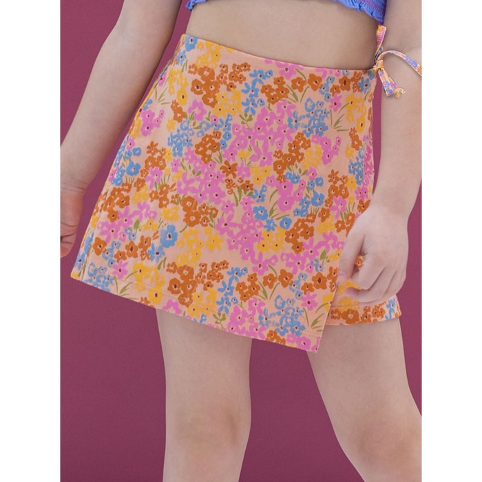 Юбка для девочек, рост 104 см, цвет персиковый - Фото 1