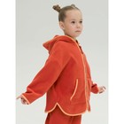 Куртка для девочек, рост 92 см, цвет терракотовый - Фото 4