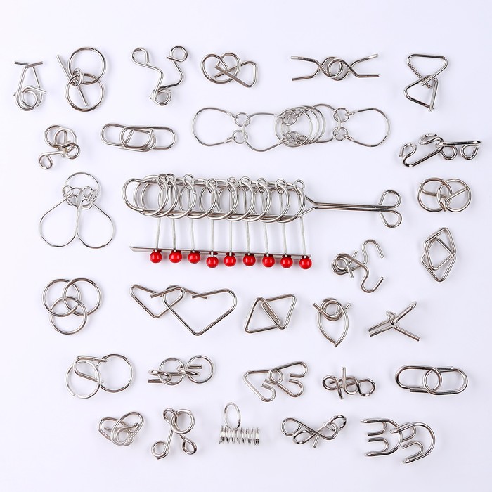 Уценка Набор металлических головоломок, 30 шт. «Сова» - Фото 1