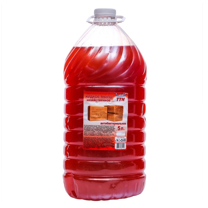 Мыло жидкое TITAN «Хозяйственное», с антибактериальным эффектом, 5 л - Фото 1
