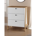 Комод для хранения «Теодора», 750×430×900 мм, цвет белый/крафт золотой - Фото 3