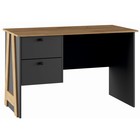 Стол письменный «Бетти», 2 ящика, 1205×605×750 мм, цвет графит/крафт золотой - Фото 1