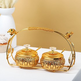 {{photo.Alt || photo.Description || 'УЦЕНКА Набор сахарниц «Бонжур» с ложками 29×11×6 см на подставке'}}