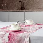 Дорожка сервировочная Stenova Home Kamilla, размер 50х150 см, цвет розовый - Фото 1