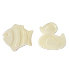 Набор игрушек для песочницы, 7 предметов: грузовик, лопатка, грабли, 4 формочки, хаки-коричневый - Фото 4