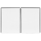 Тетрадь 60 листов, в клетку, на гребне, Base, обложка пластик, черная - фото 24101988