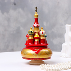 Сувенир музыкальный "Храм" №1, красно-золотой, ручная роспись - Фото 3
