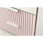 Шкаф трехдверный Зефир 109.02 белое дерево/пудра розовая (эмаль) - Фото 5