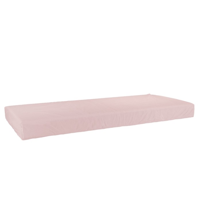 Кровать с подъемным механизмом Лея (Софа) 90х200 см, нежно-розовый (велюр)/галька (велюр) - фото 1909663626