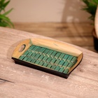 Поднос из бамбука, 25×18×4 см - Фото 1