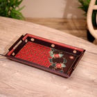 Поднос из дерева, батик, 30×19×5 см - Фото 1