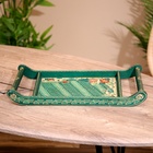 Поднос из дерева, батик, 38×19×5 см - Фото 4