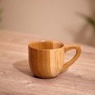 Кружка, 11×8×7 см, тиковое дерево - Фото 4