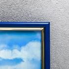 Фоторамка 30х40 (584Р) синий малахит с золотом (пластиковый экран) - Фото 2