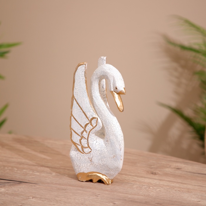 Сувенир «Лебедь», 25 см, дерево