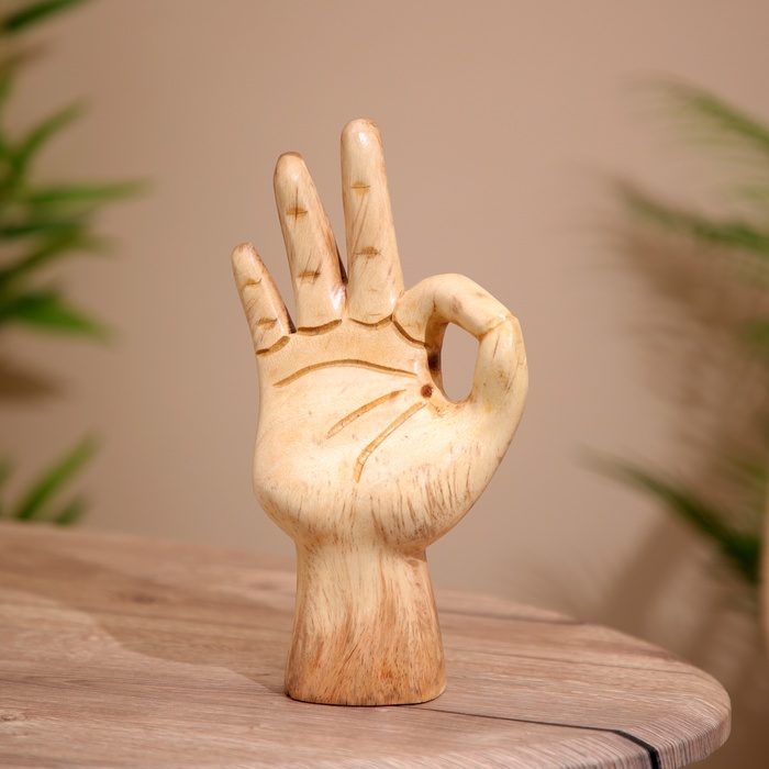 Сувенир «Ок», 13×6×25 см, дерево