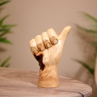 Сувенир «Палец вверх», 12×6×25 см, дерево - Фото 1