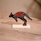 Сувенир «Кенгуру», на подставке, дерево, 11×4×8 см - Фото 2