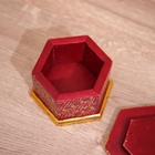 Шкатулка деревянная, батик, 10×11×7 см - Фото 3