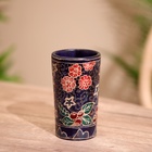 Баночка деревянная, 7×7×12 см, батик - Фото 1