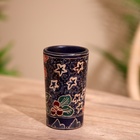 Баночка деревянная, 7×7×12 см, батик - Фото 2