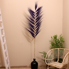 Сухоцвет на бамбуковом стебле 250 см фиолетовый - фото 110535306