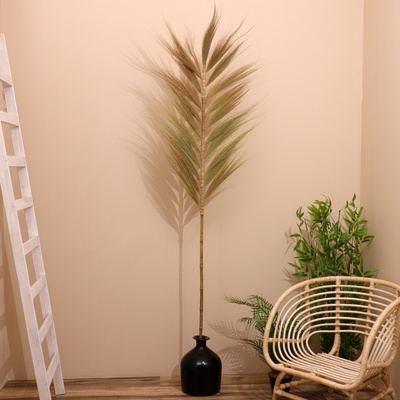 Сухоцвет на бамбуковом стебле, 250 см, болотный