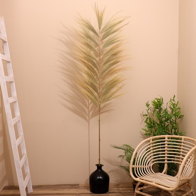Сухоцвет на бамбуковом стебле 250 см песочный